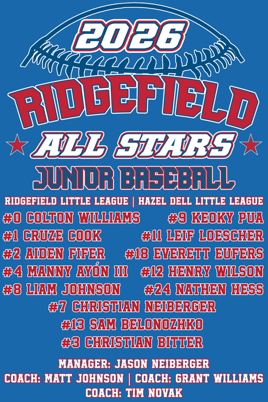 Team Roster Print