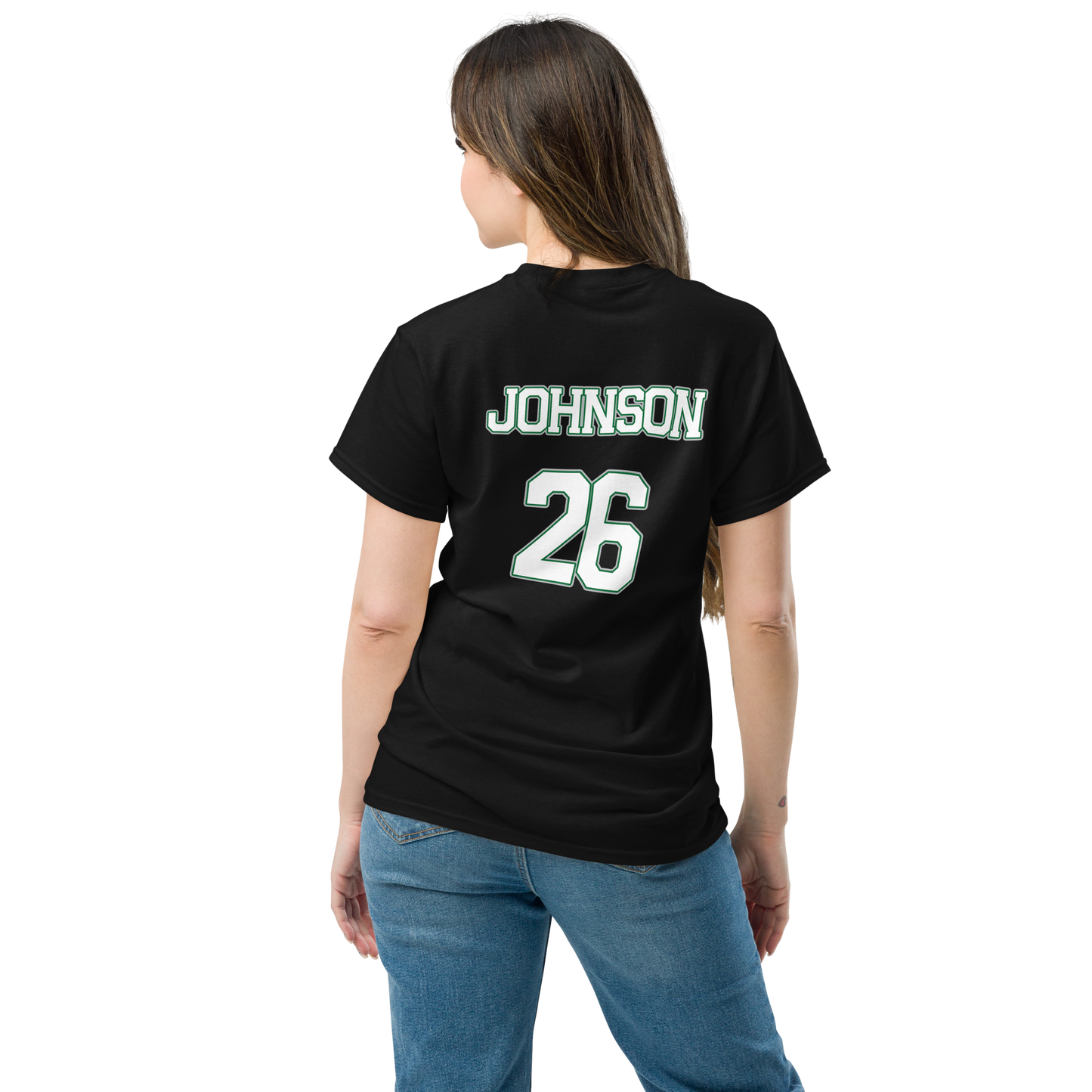 PNW Volleyball - Custom Fan Gear Tee - Black Midweight Softstyle Tee