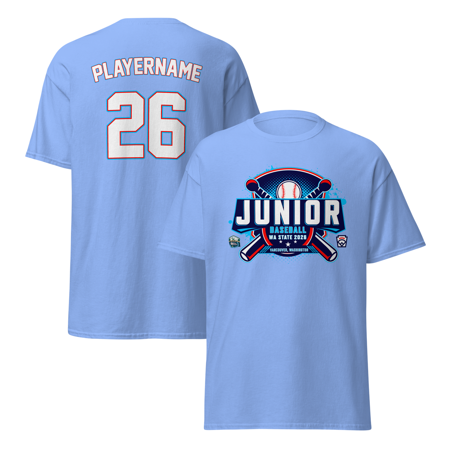 2026 Washington State Junior Baseball Tournament Performance Tee