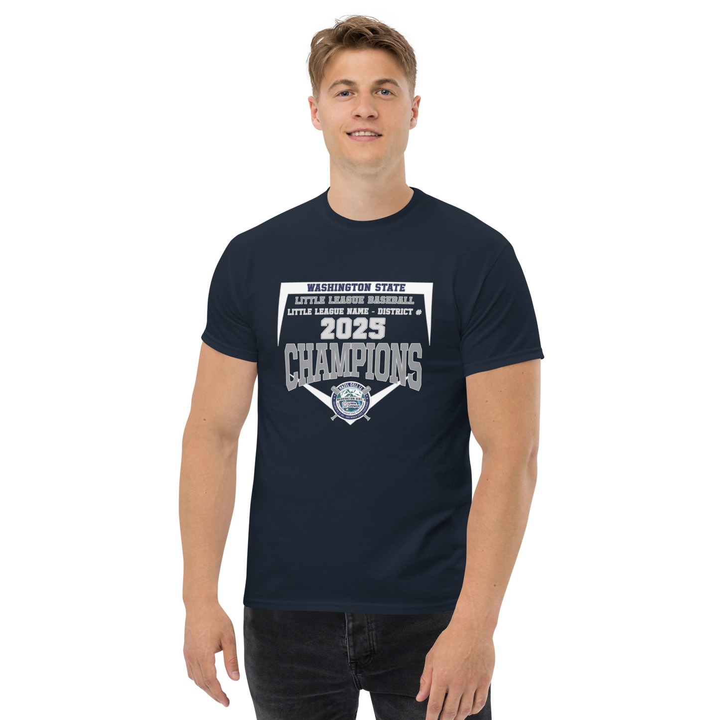 Champions Personalized Performance Tee - Washington State Little League 2025 Tournament - Performance Tee