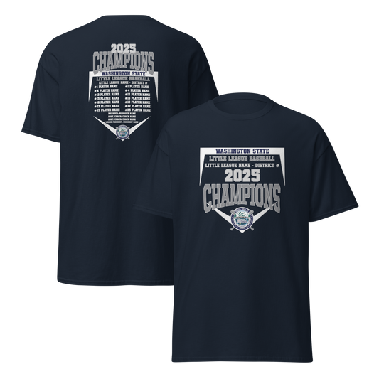 Champions Performance Tee - Washington State Little League 2025 Tournament - Performance Tee