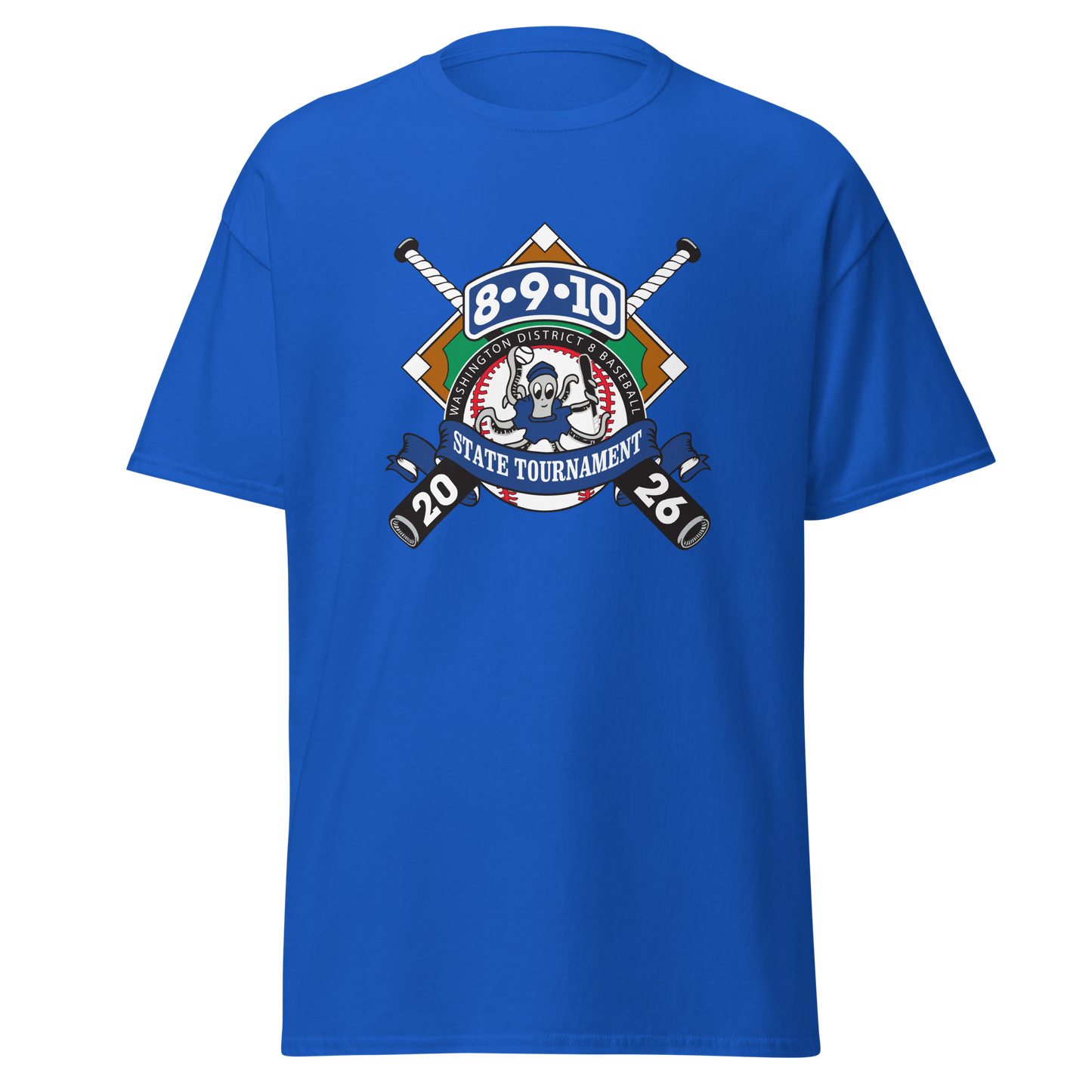 2026 Washington State 8-9-10 Baseball Tournament Cotton Tee