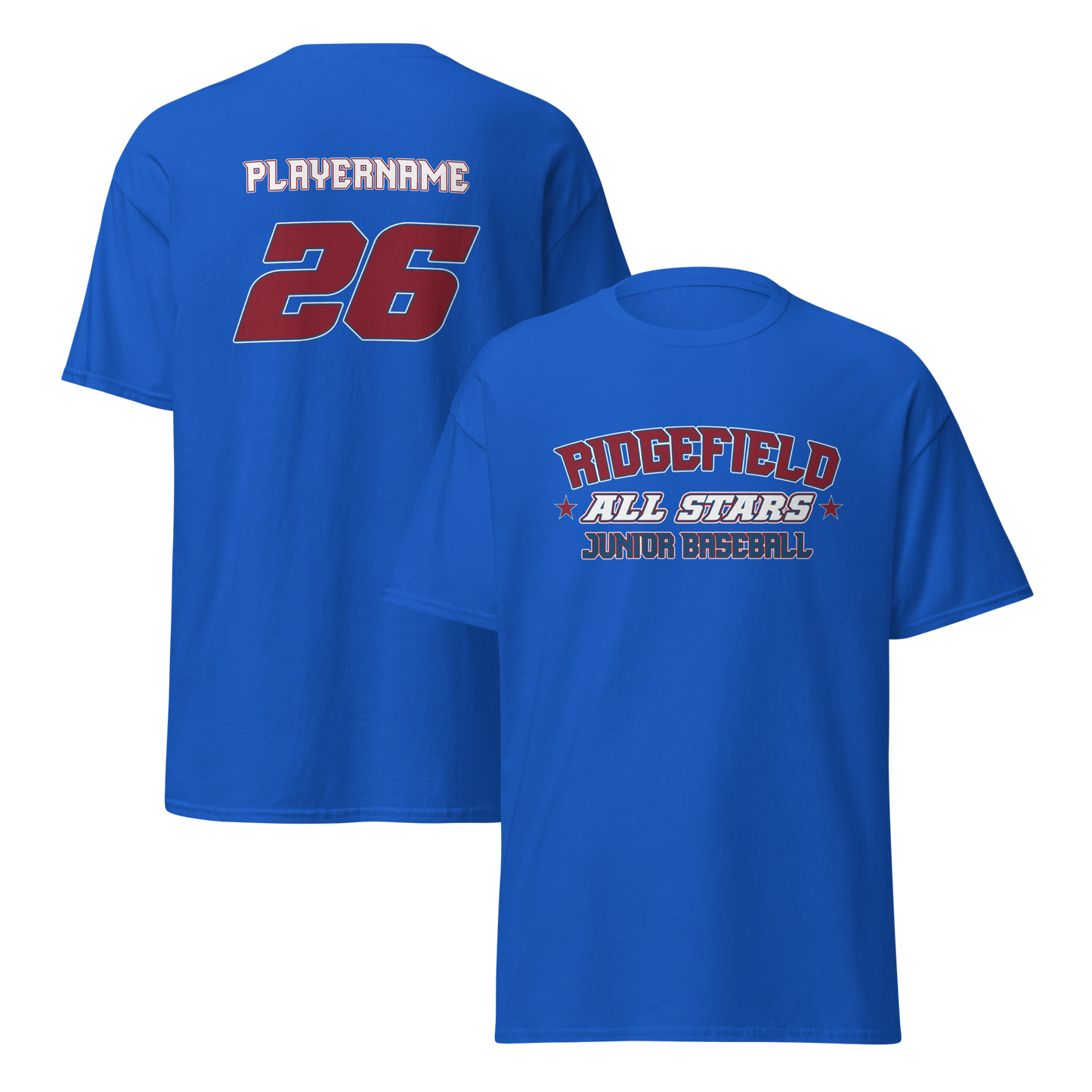 2026 Ridgefield Junior Baseball All-Stars Player Uniform (MANDATORY)