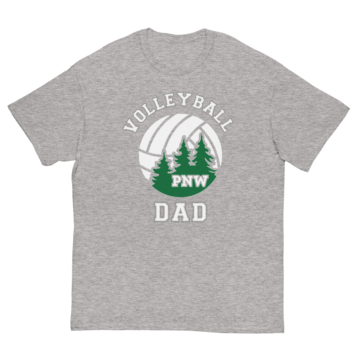 PNW Volleyball Fan Gear - Volleyball DAD Design 1 - Tee/Sweatshirt/Hoodie