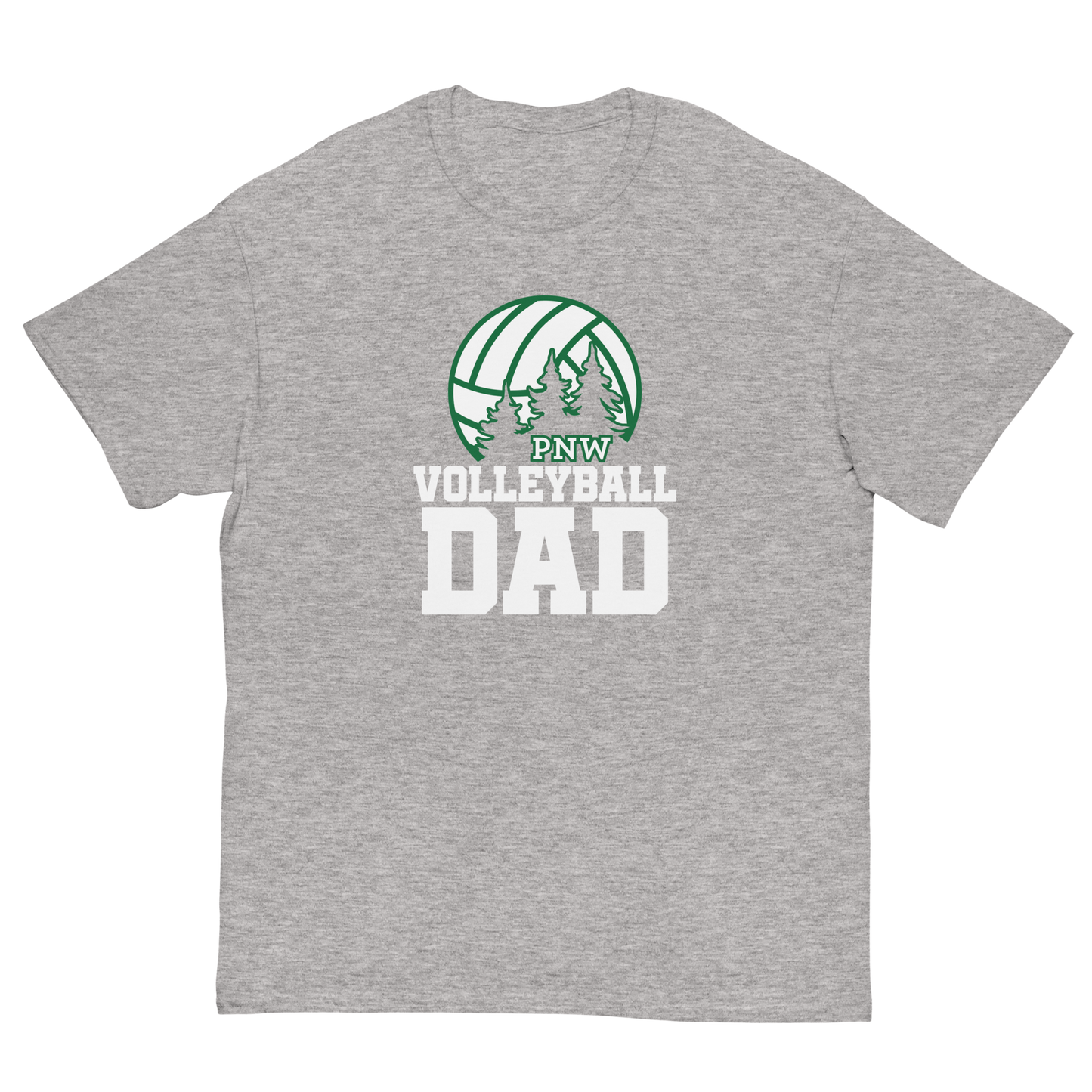 PNW Volleyball Fan Gear - Volleyball DAD Design 3 - Tee/Sweatshirt/Hoodie