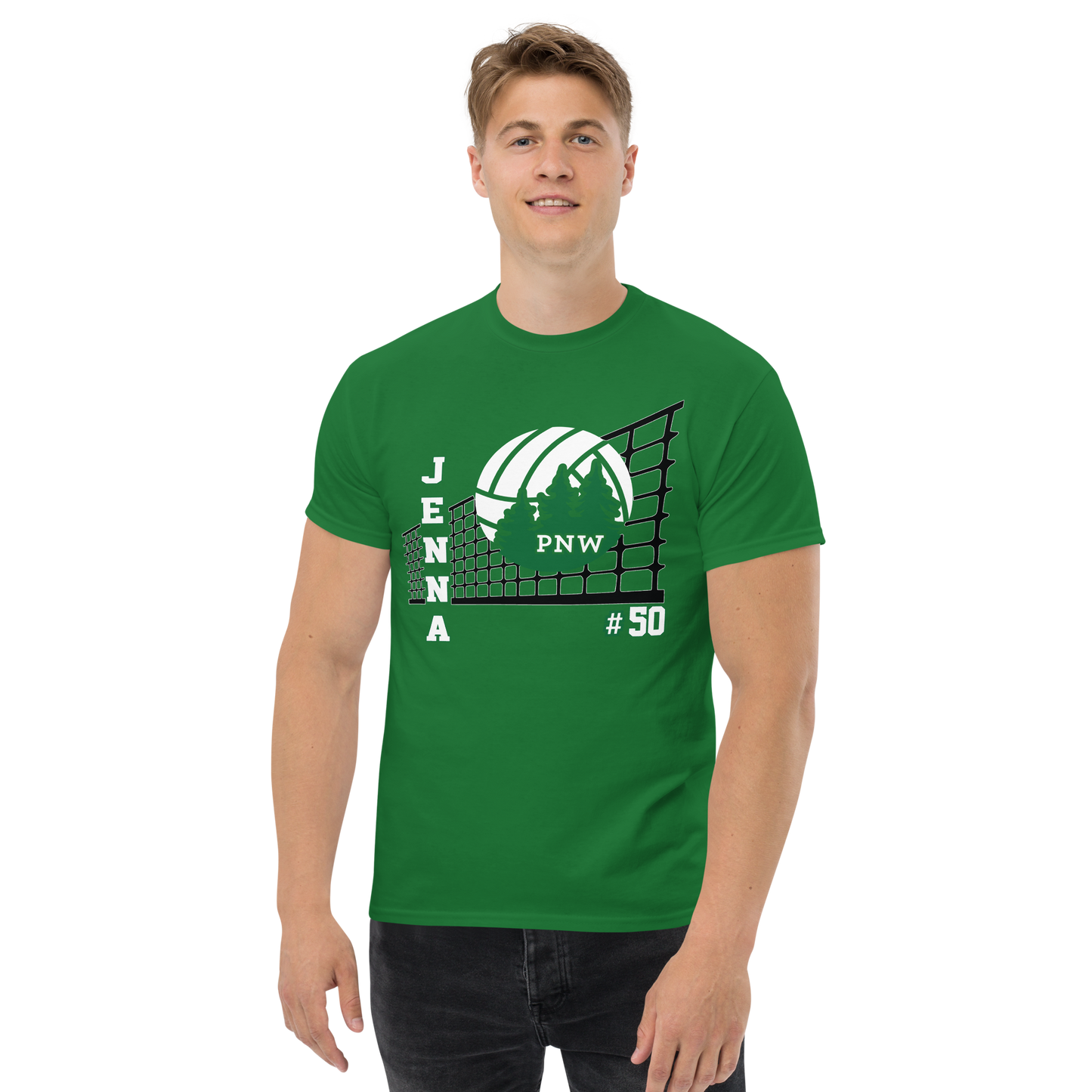 PNW Volleyball Custom Design 2 Fan Gear - Tee/Sweatshirt/Hoodie
