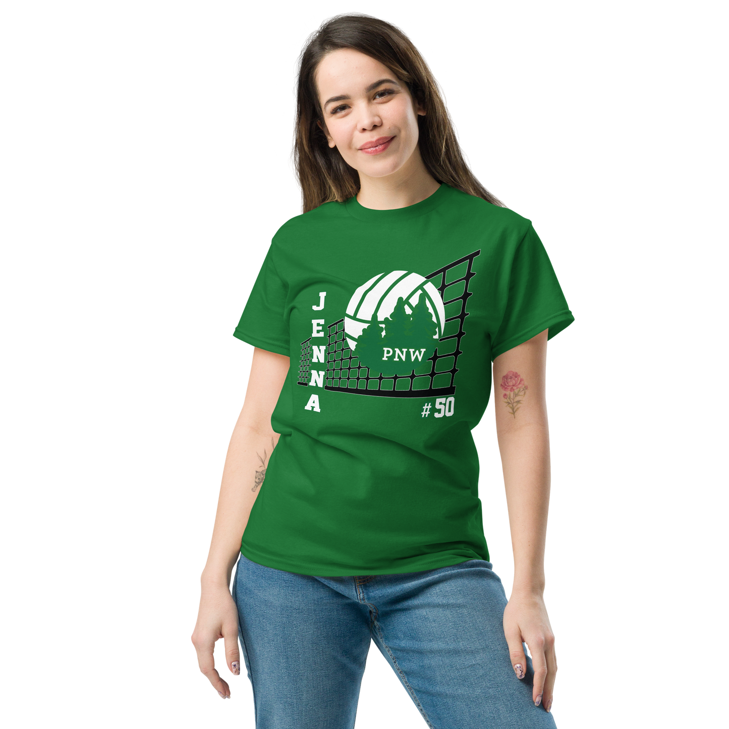 PNW Volleyball Custom Design 2 Fan Gear - Tee/Sweatshirt/Hoodie