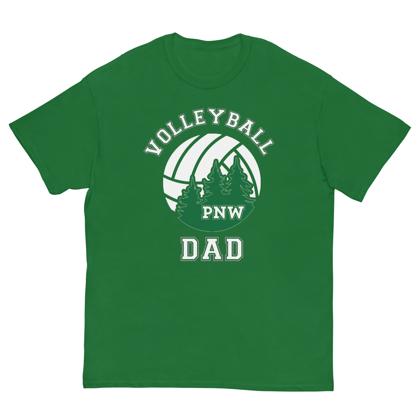 PNW Volleyball Fan Gear - Volleyball DAD Design 1 - Tee/Sweatshirt/Hoodie