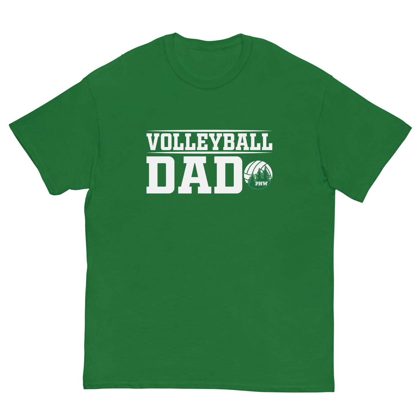 PNW Volleyball Fan Gear - Volleyball DAD Design 2 - Tee/Sweatshirt/Hoodie