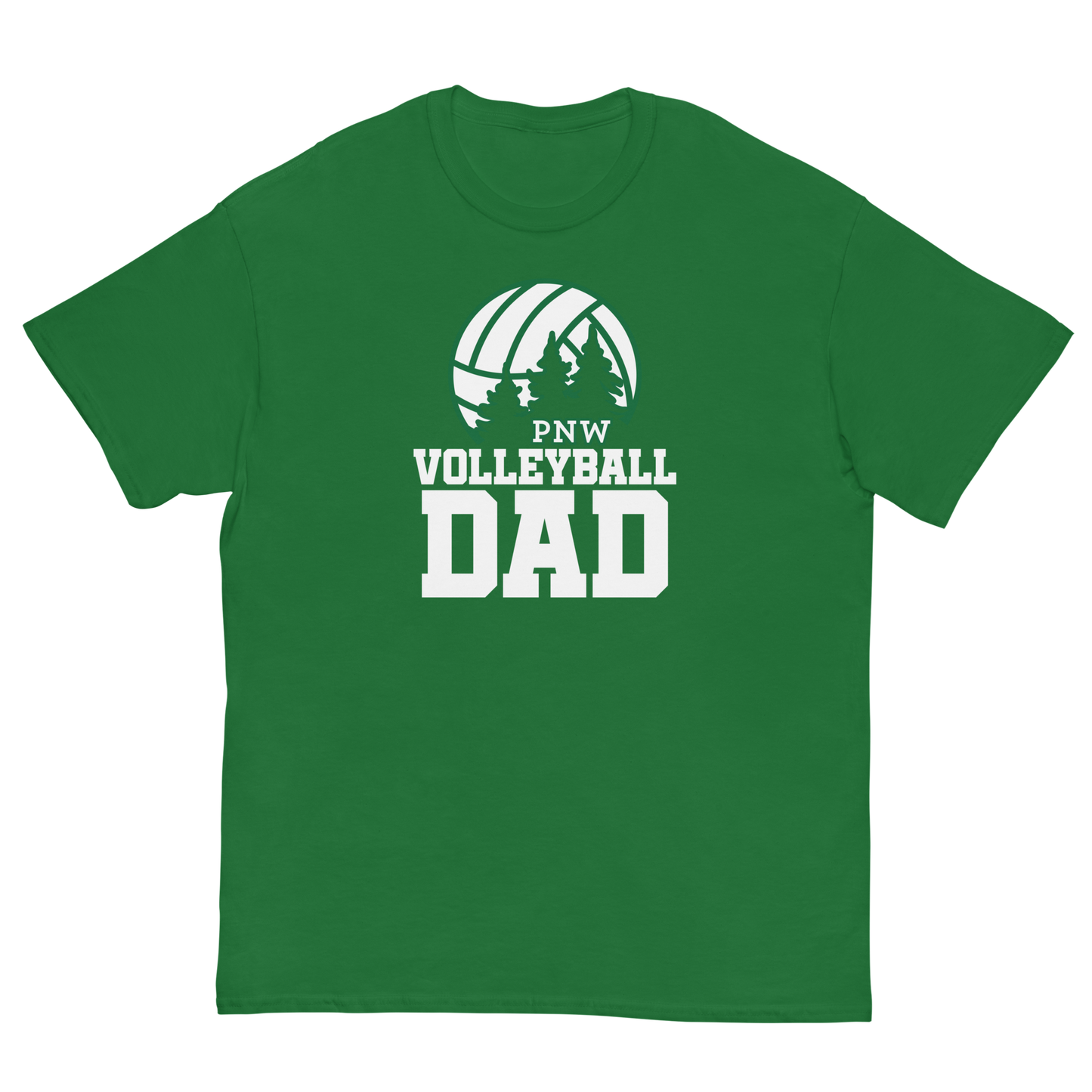 PNW Volleyball Fan Gear - Volleyball DAD Design 3 - Tee/Sweatshirt/Hoodie