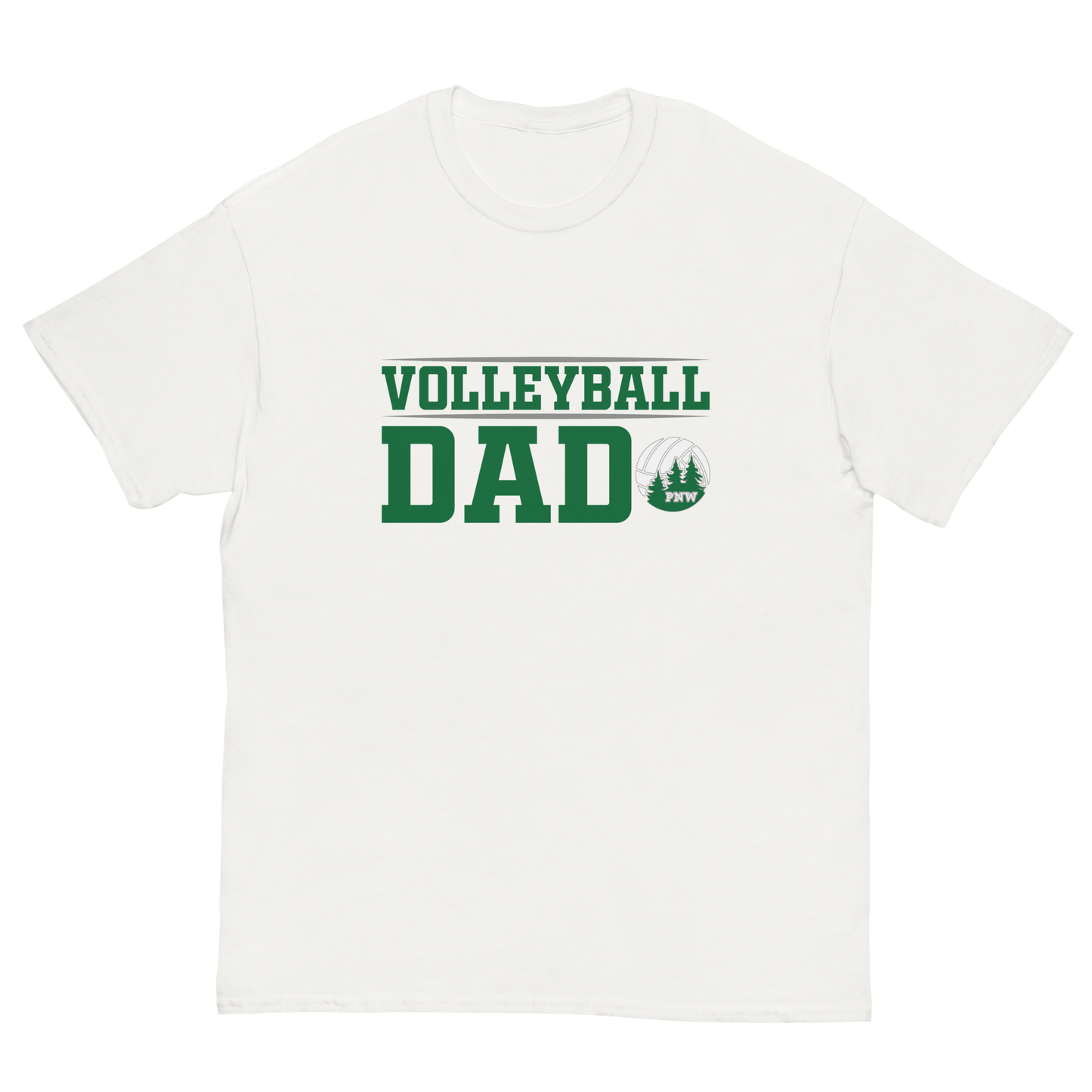 PNW Volleyball Fan Gear - Volleyball DAD Design 2 - Tee/Sweatshirt/Hoodie
