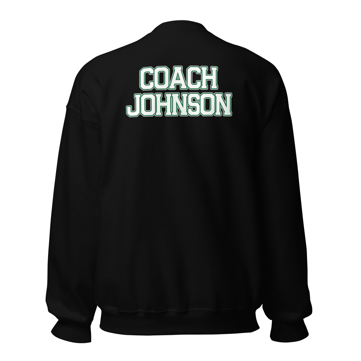 PNW Volleyball - Custom Coaches Black Unisex Fleece Raglan Crewneck Sweatshirt Logo 1