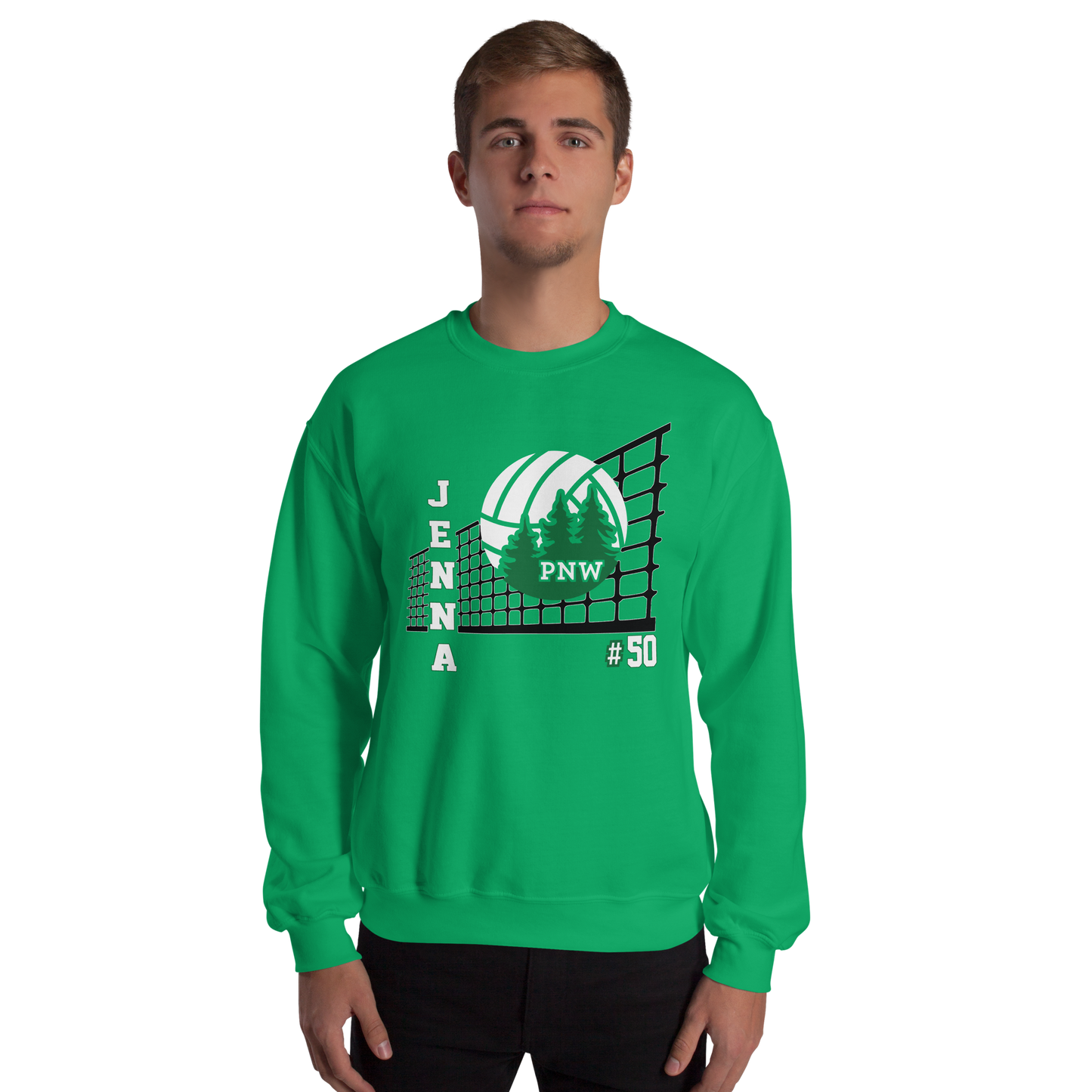 PNW Volleyball Custom Design 2 Fan Gear - Tee/Sweatshirt/Hoodie