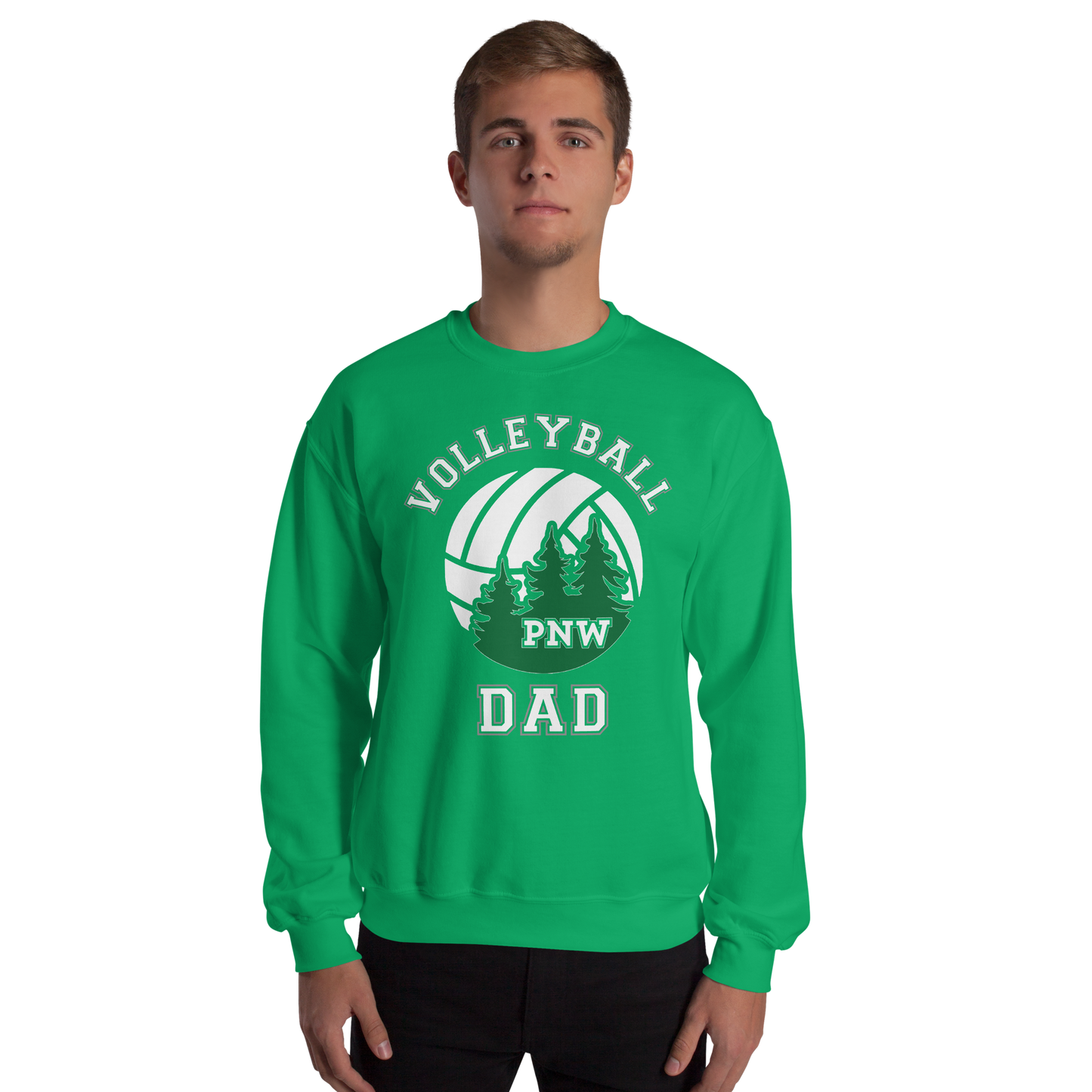 PNW Volleyball Fan Gear - Volleyball DAD Design 1 - Tee/Sweatshirt/Hoodie