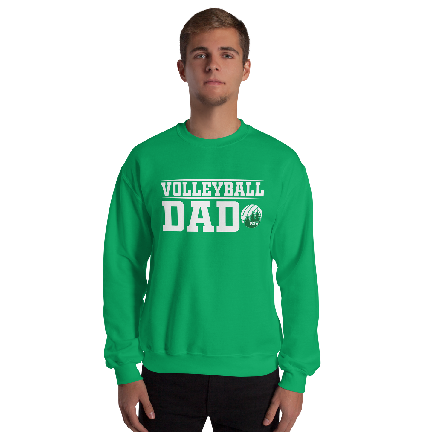 PNW Volleyball Fan Gear - Volleyball DAD Design 2 - Tee/Sweatshirt/Hoodie