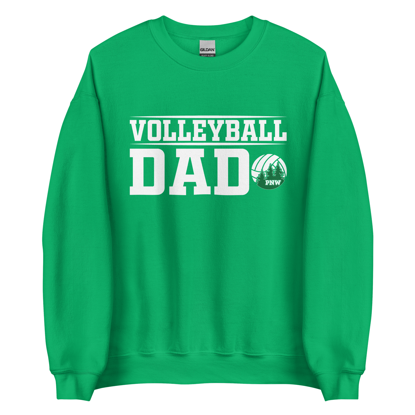 PNW Volleyball Fan Gear - Volleyball DAD Design 2 - Tee/Sweatshirt/Hoodie