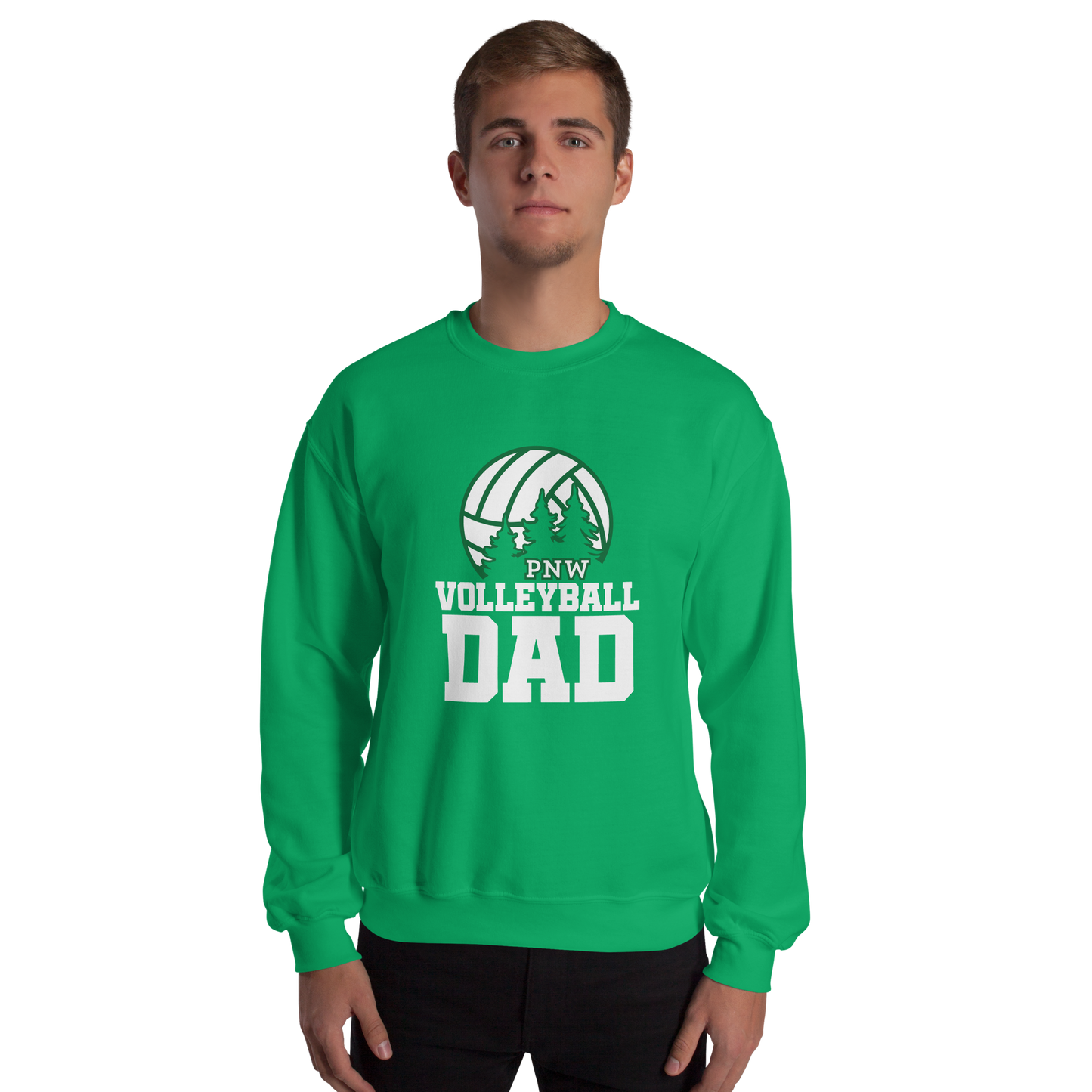 PNW Volleyball Fan Gear - Volleyball DAD Design 3 - Tee/Sweatshirt/Hoodie