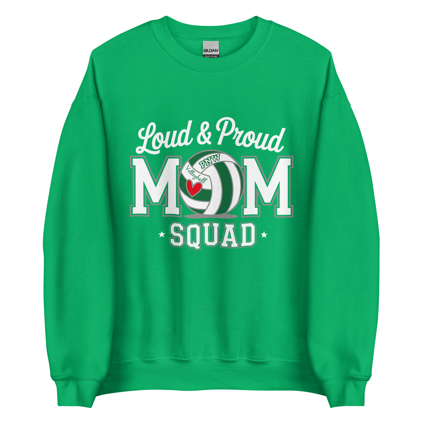 PNW Volleyball Fan Gear - Volleyball MOM Squad - Tee/Sweatshirt/Hoodie