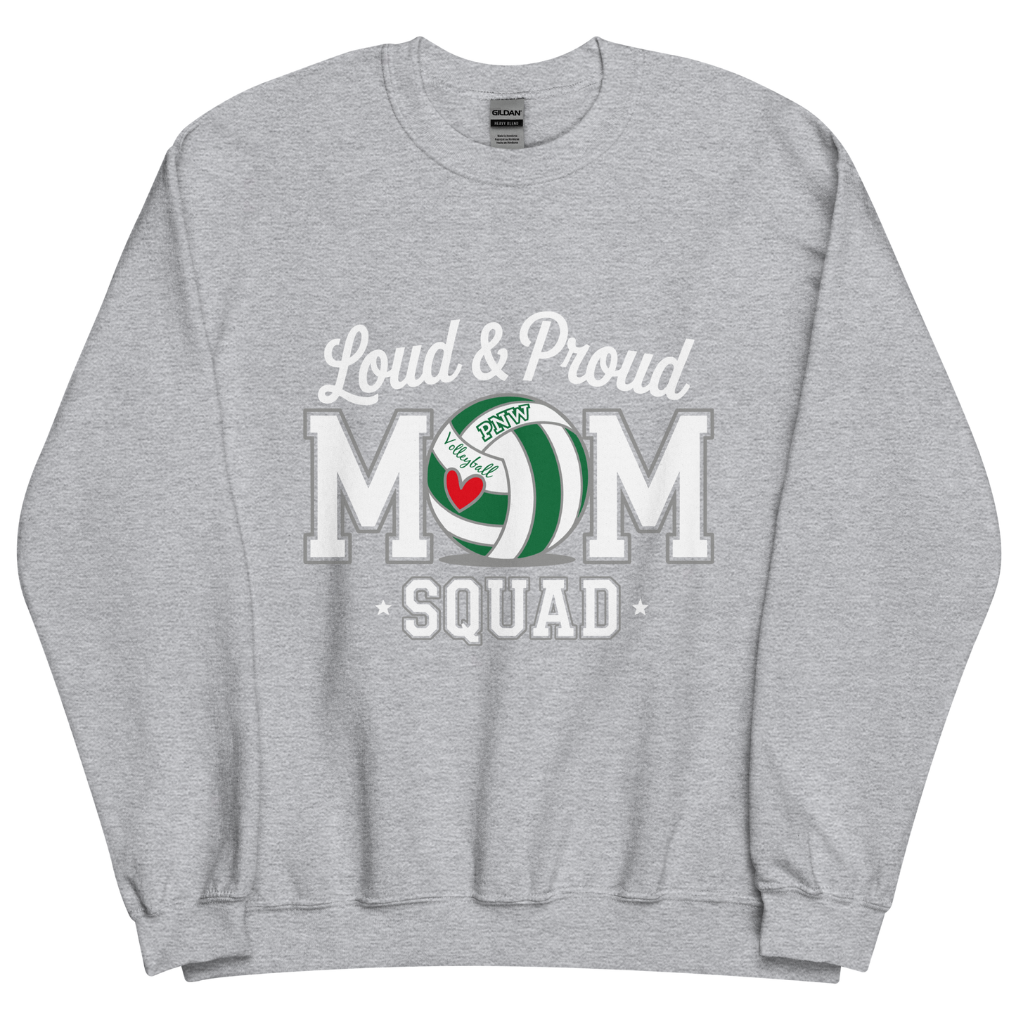 PNW Volleyball Fan Gear - Volleyball MOM Squad - Tee/Sweatshirt/Hoodie