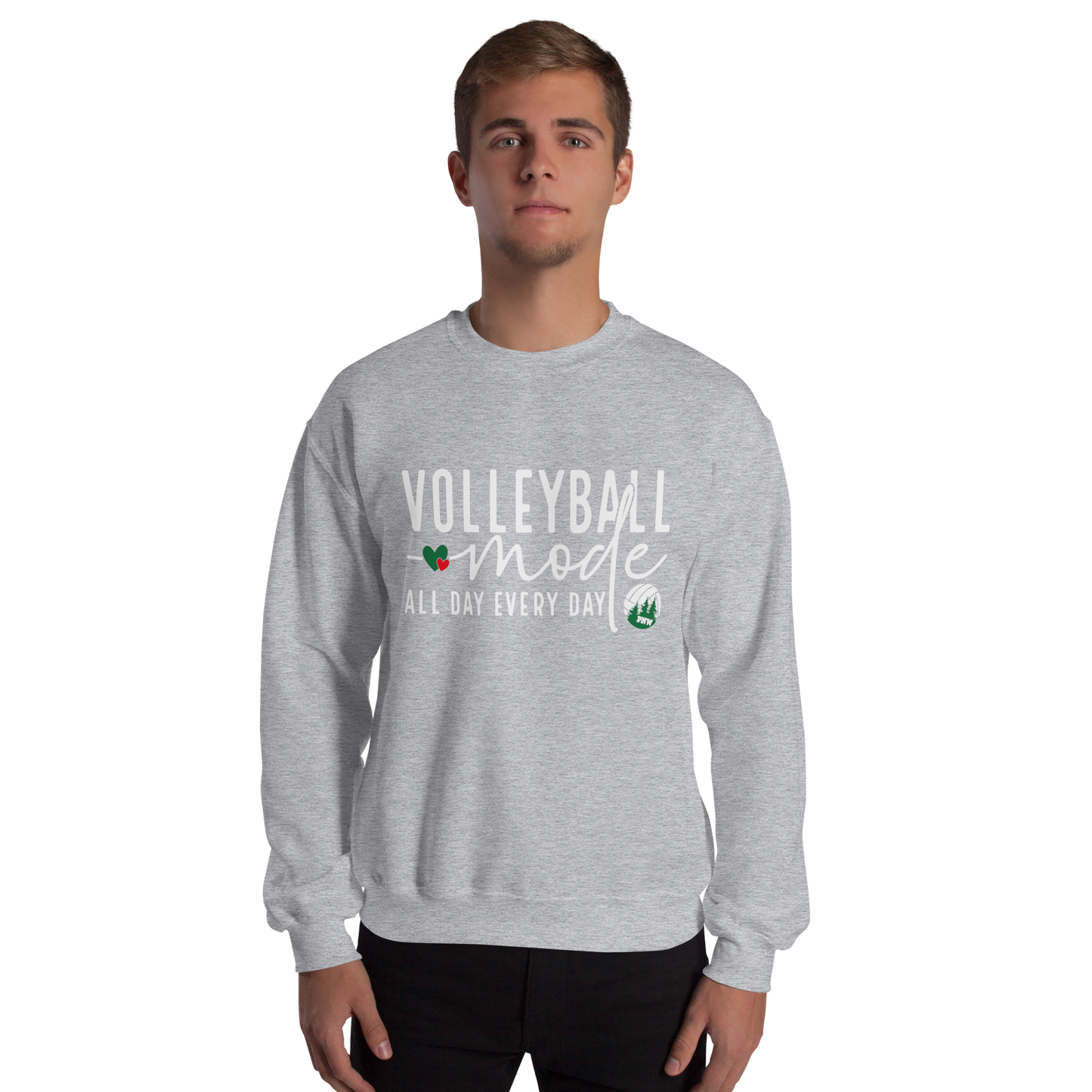 PNW Volleyball Fan Gear - Volleyball Mode - Tee/Sweatshirt/Hoodie