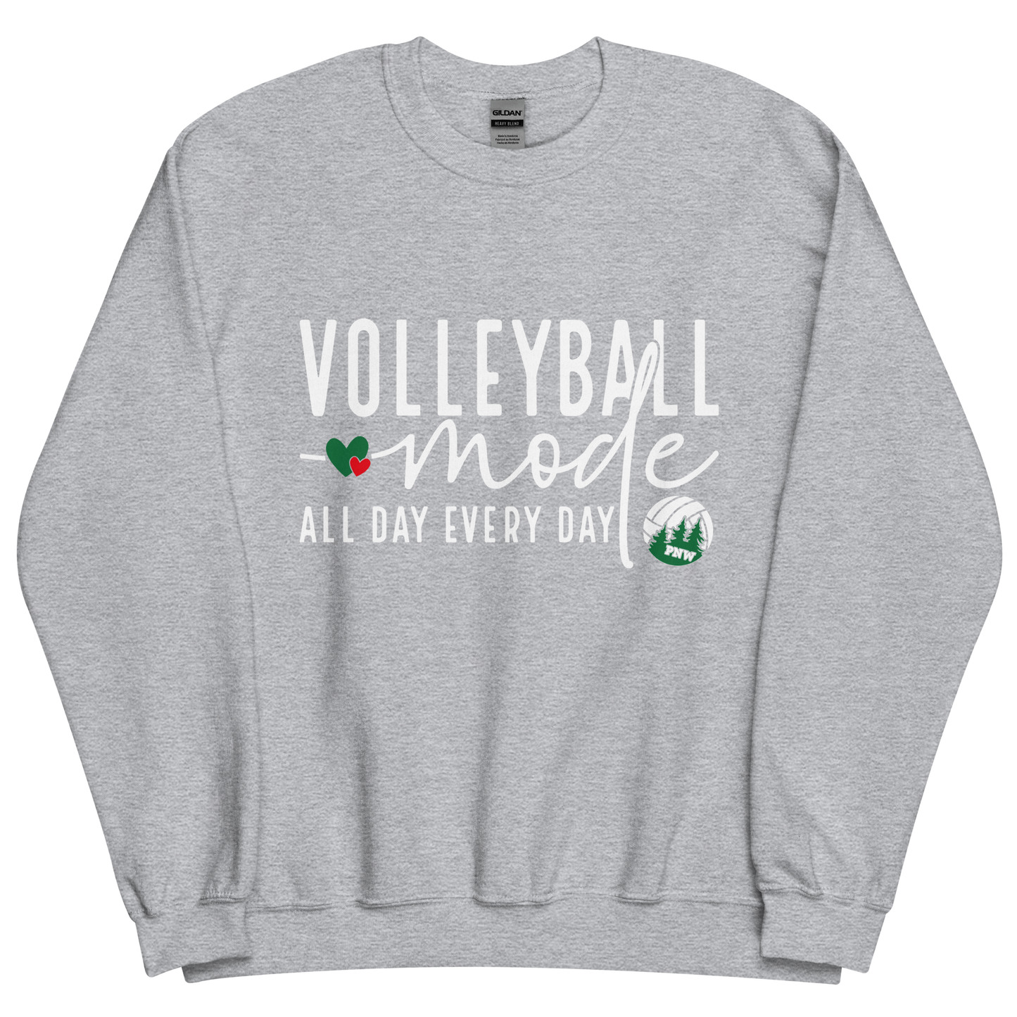 PNW Volleyball Fan Gear - Volleyball Mode - Tee/Sweatshirt/Hoodie
