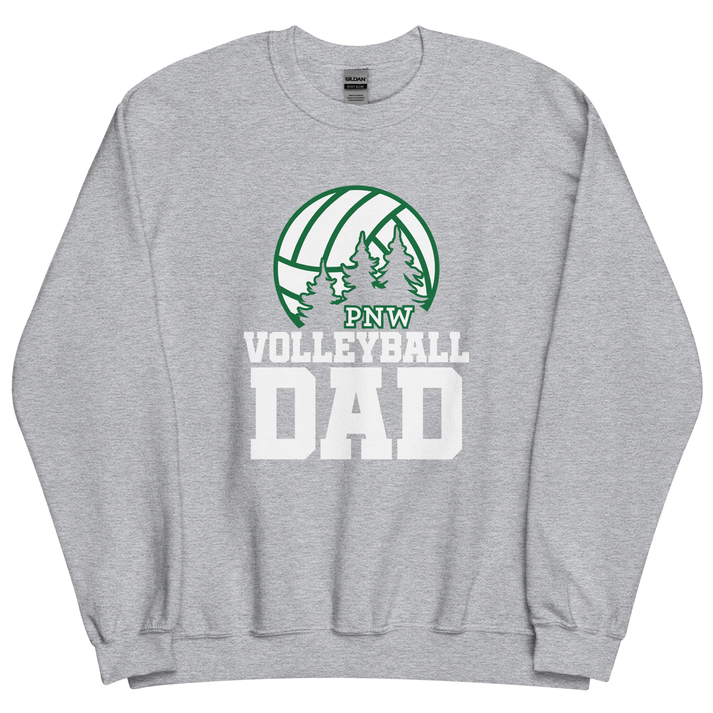 PNW Volleyball Fan Gear - Volleyball DAD Design 3 - Tee/Sweatshirt/Hoodie