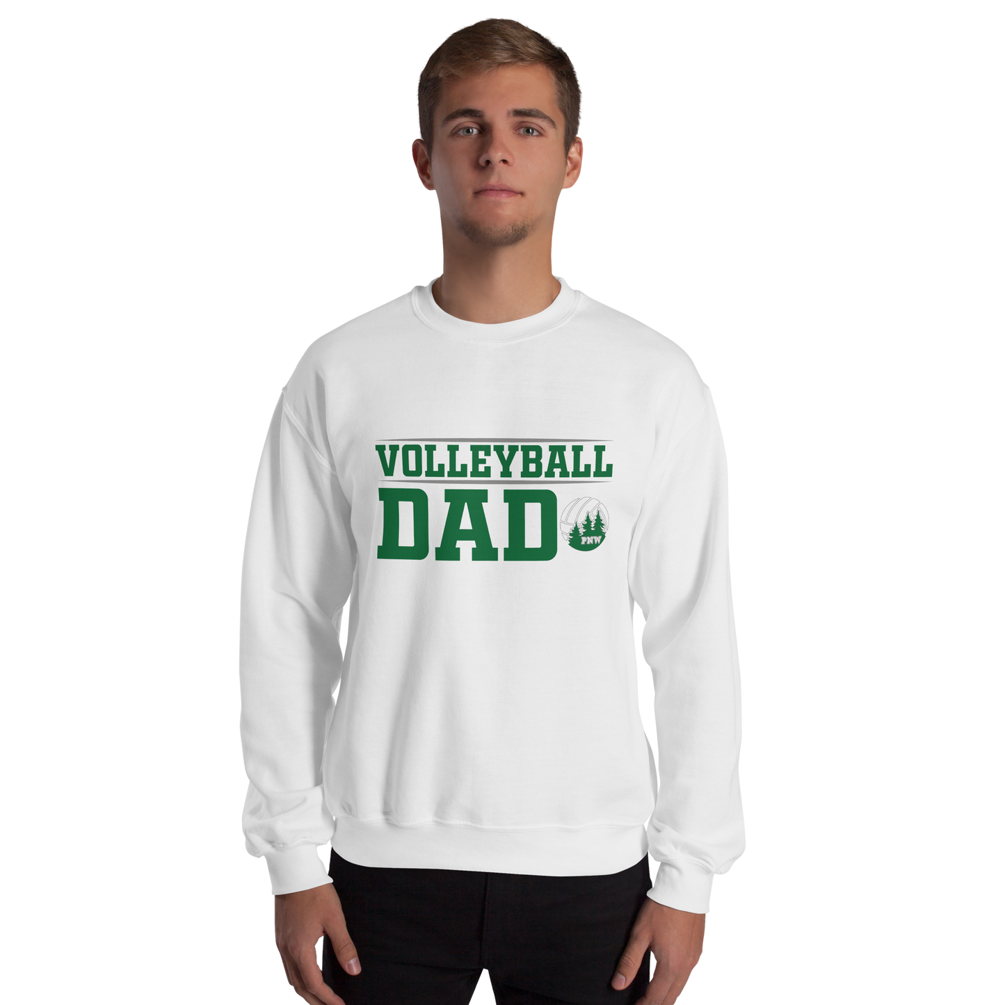 PNW Volleyball Fan Gear - Volleyball DAD Design 2 - Tee/Sweatshirt/Hoodie