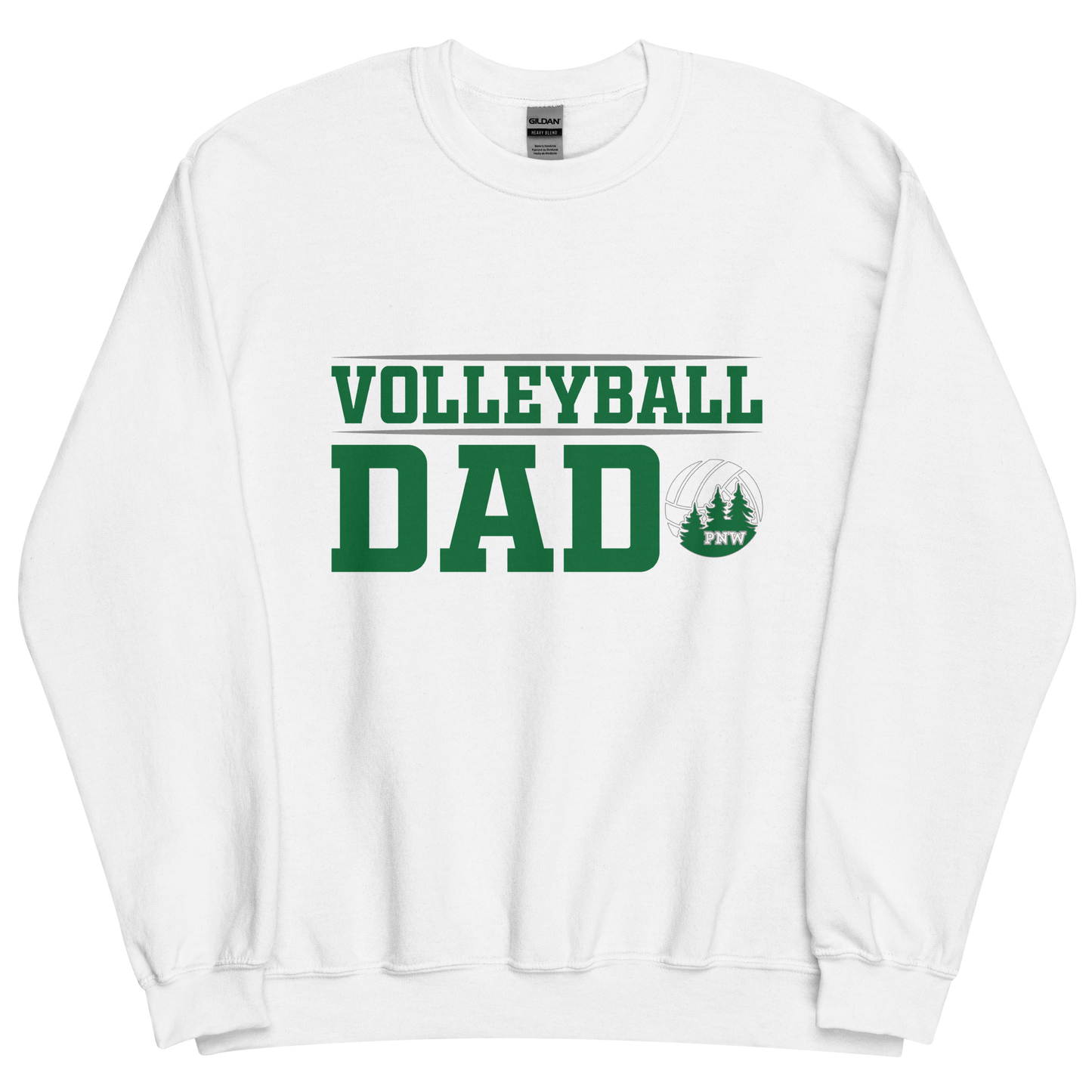 PNW Volleyball Fan Gear - Volleyball DAD Design 2 - Tee/Sweatshirt/Hoodie