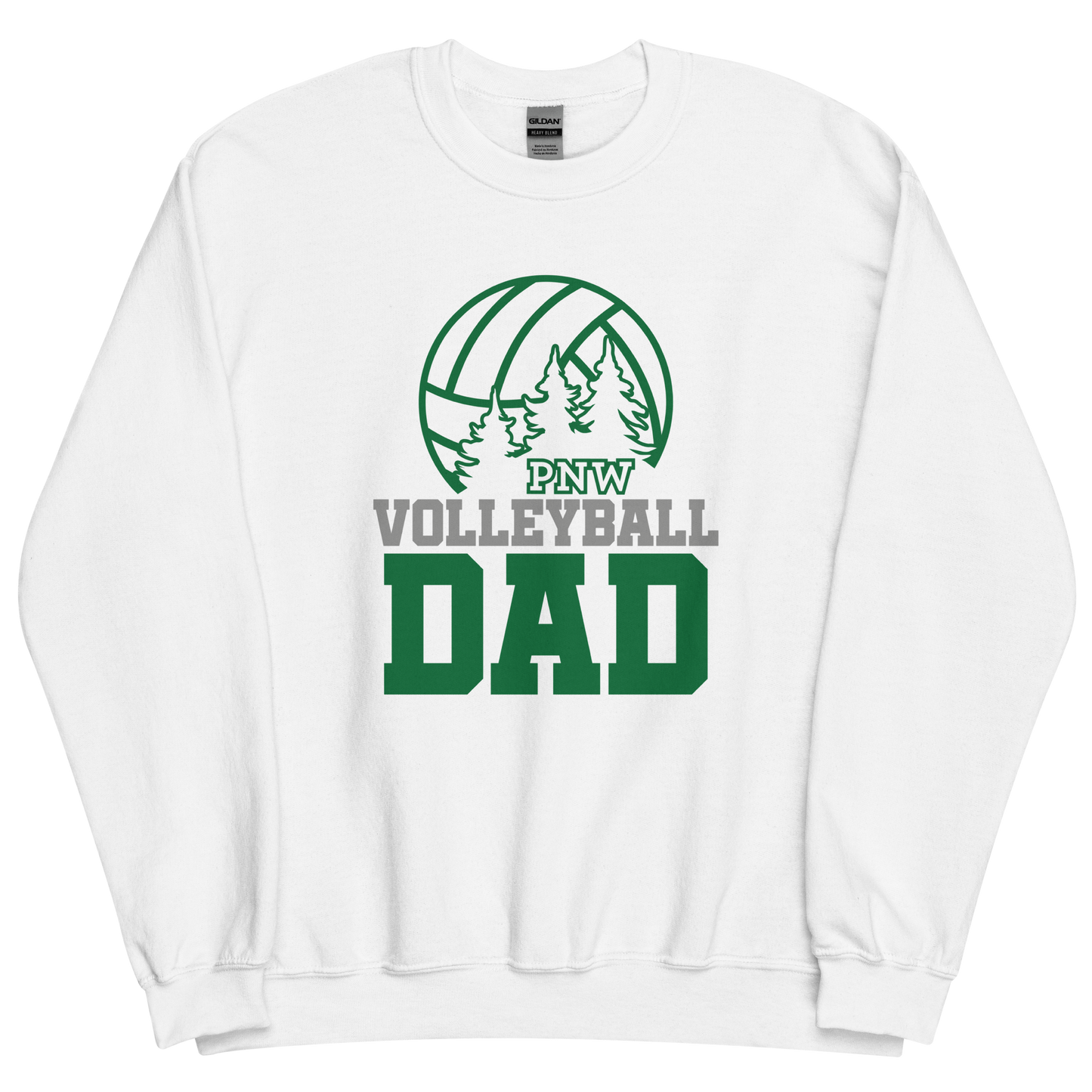 PNW Volleyball Fan Gear - Volleyball DAD Design 3 - Tee/Sweatshirt/Hoodie