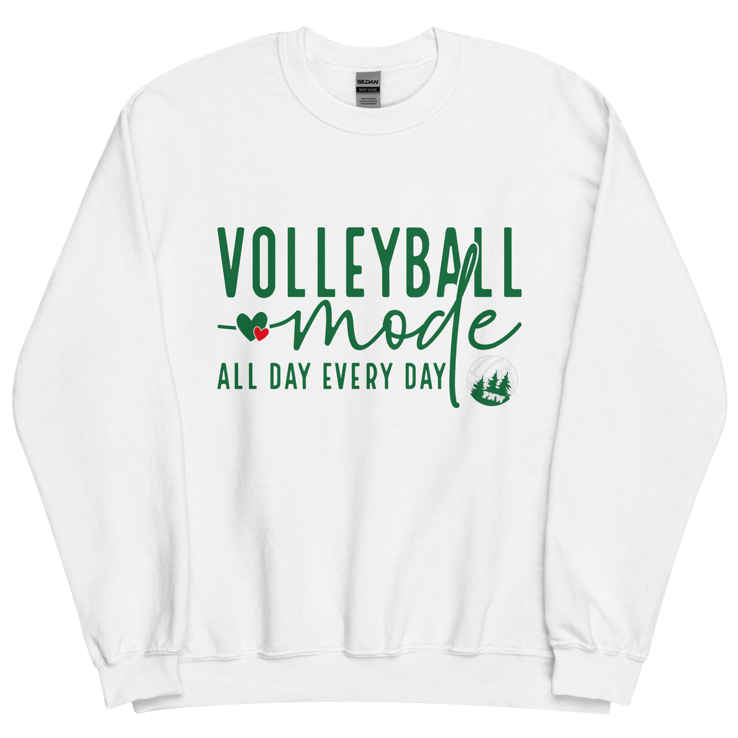 PNW Volleyball Fan Gear - Volleyball Mode - Tee/Sweatshirt/Hoodie