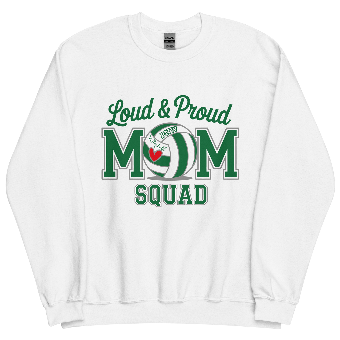 PNW Volleyball Fan Gear - Volleyball MOM Squad - Tee/Sweatshirt/Hoodie