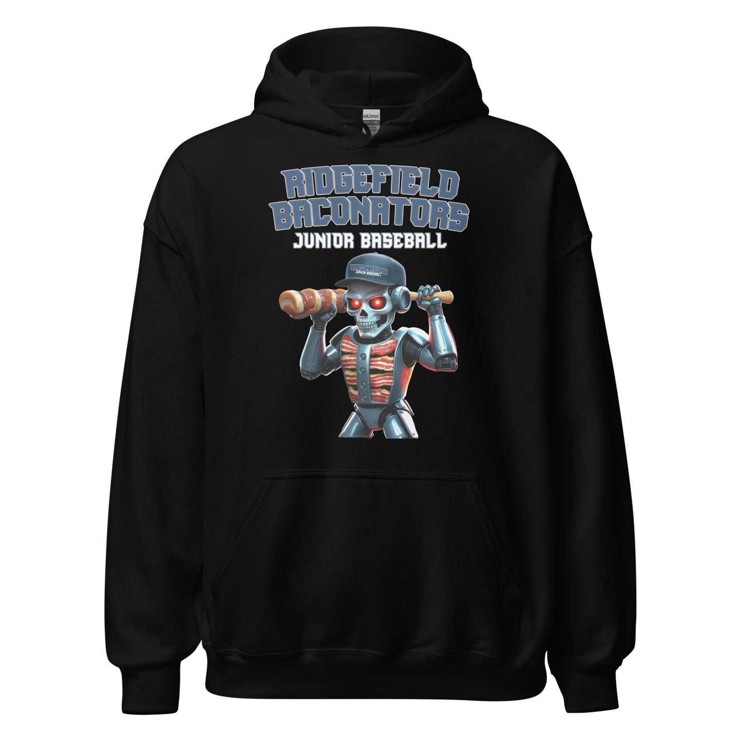 Ridgefield Junior Baseball Fan Gear 2026 - Softstyle Hoodie
