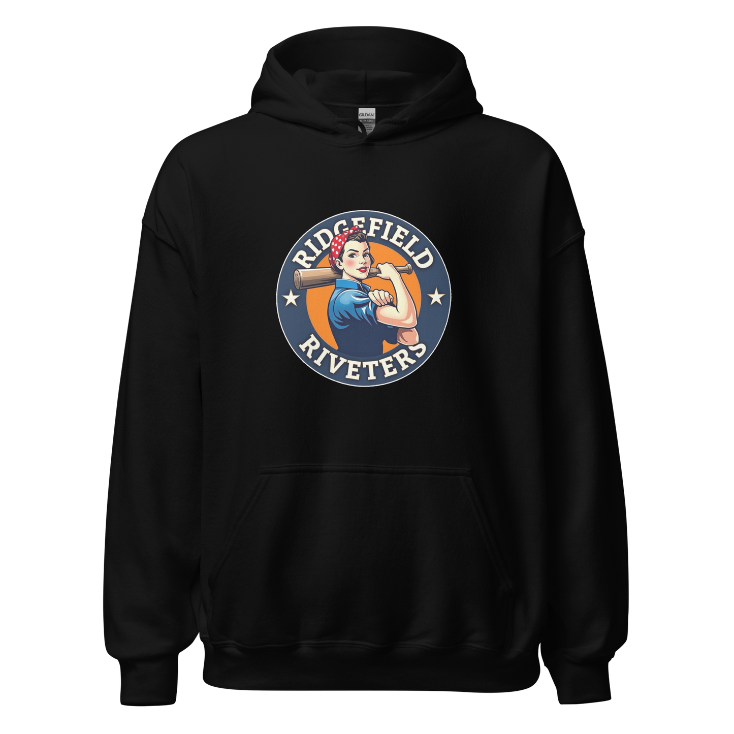 RLL Riveters Major Softball - Softstyle Midweight Blend Hoodie (Original Logo)