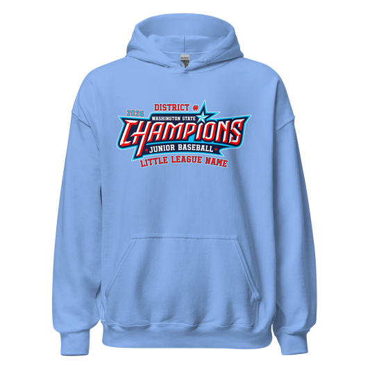 2026 Washington State Junior Baseball CHAMPIONS Core Blend Hoodie