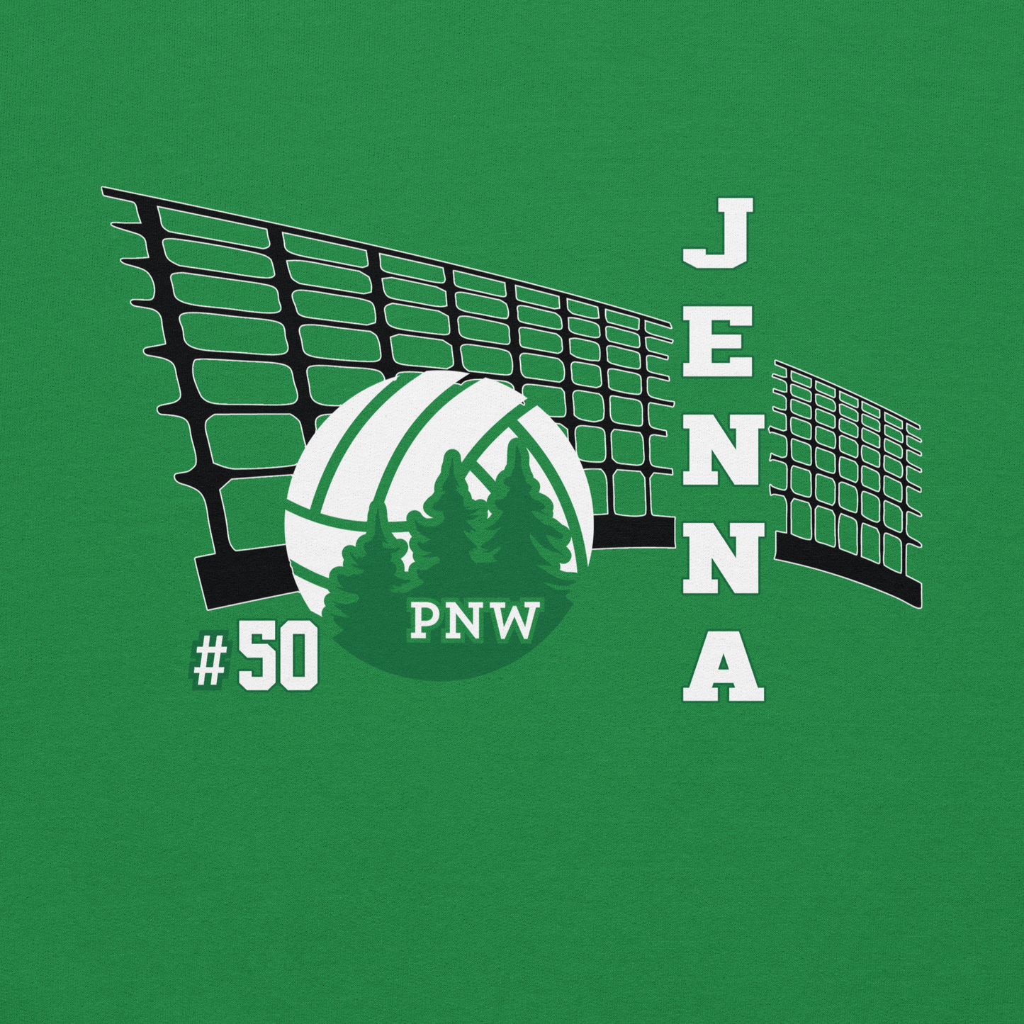 PNW Volleyball Custom Design 1 Fan Gear - Tee/Sweatshirt/Hoodie