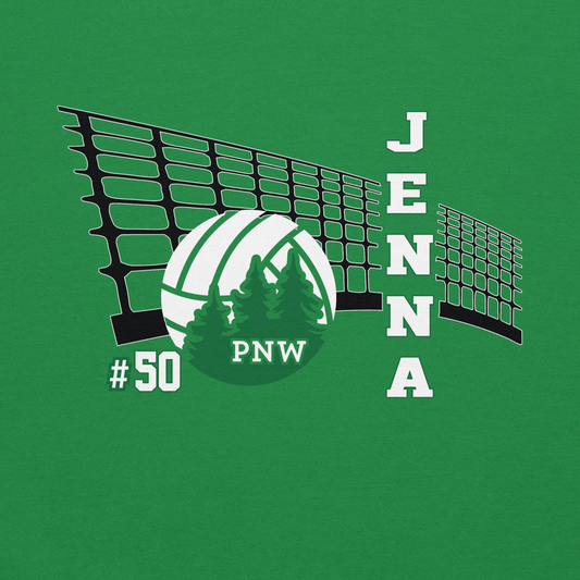 PNW Volleyball Custom Design 1 Fan Gear - Tee/Sweatshirt/Hoodie