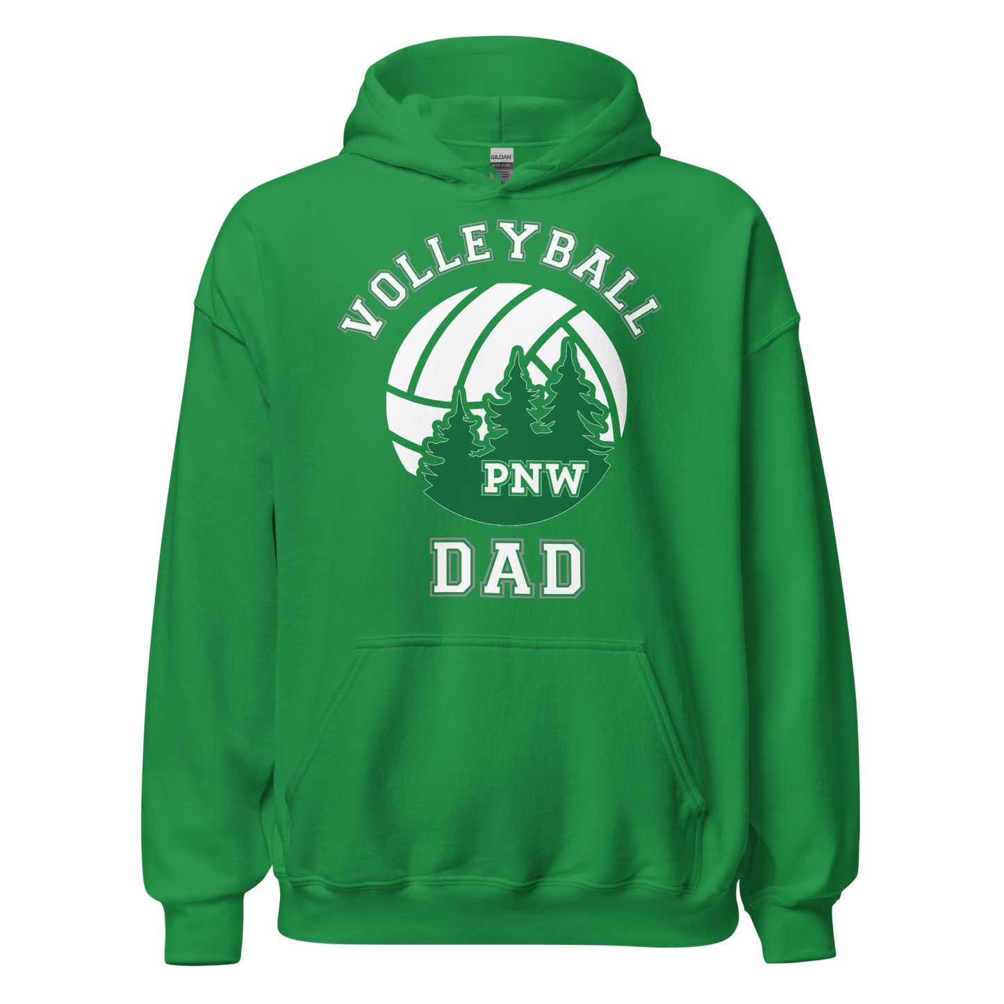 PNW Volleyball Fan Gear - Volleyball DAD Design 1 - Tee/Sweatshirt/Hoodie
