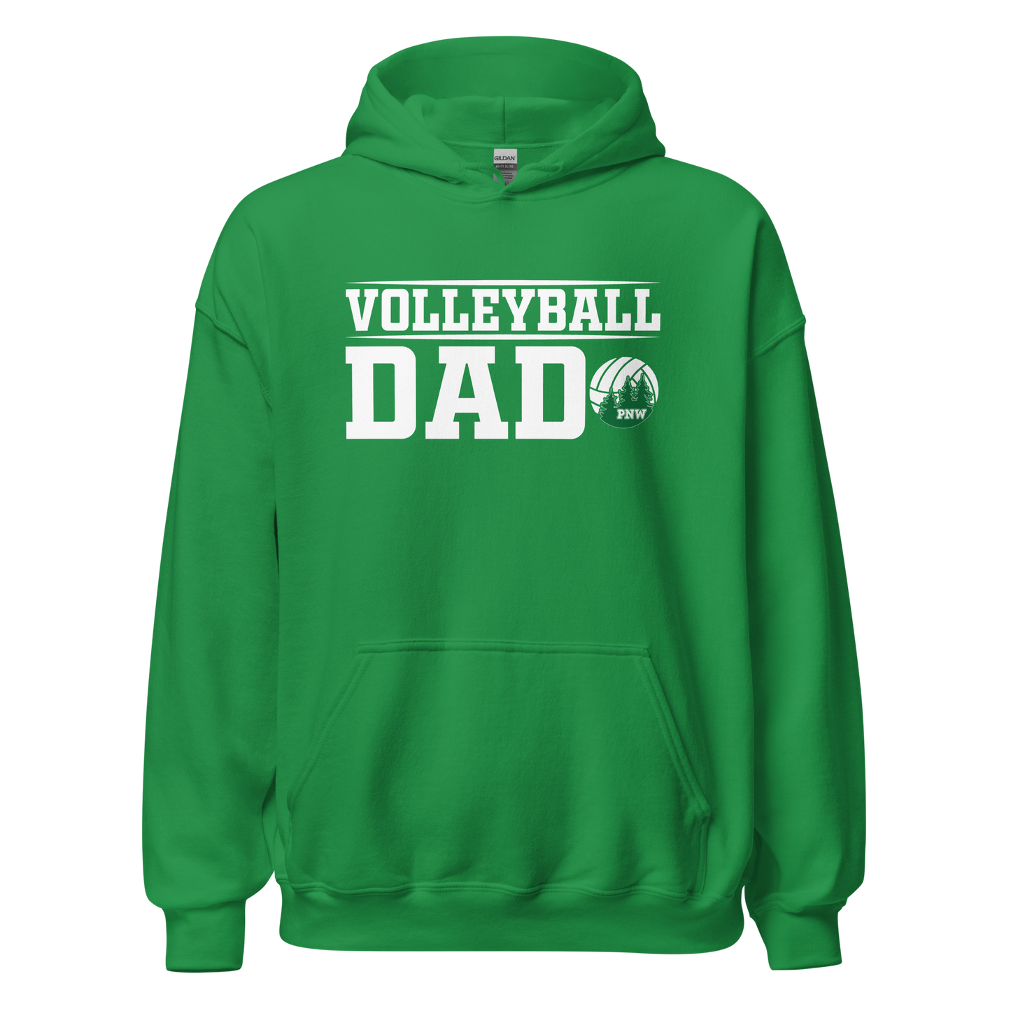 PNW Volleyball Fan Gear - Volleyball DAD Design 2 - Tee/Sweatshirt/Hoodie