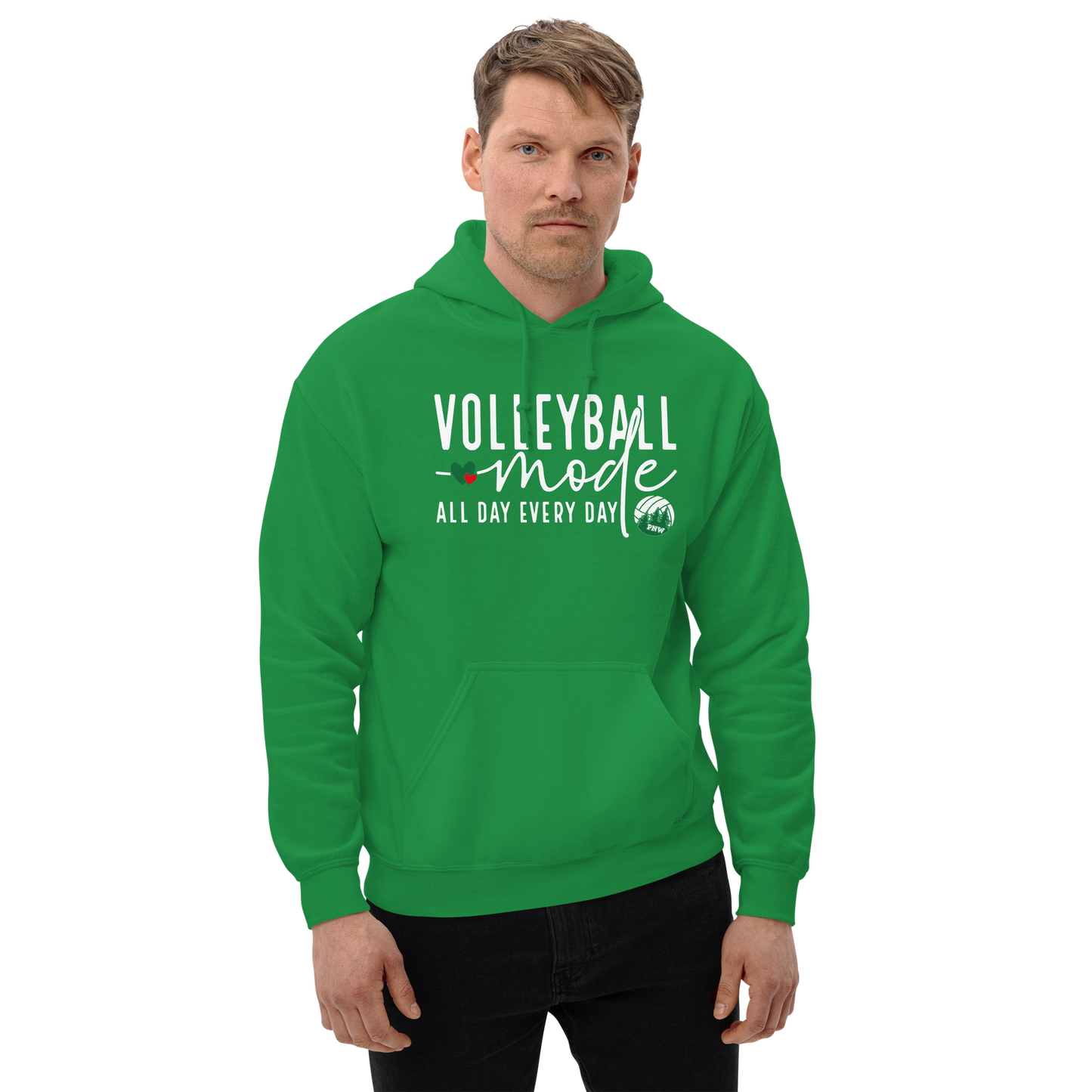 PNW Volleyball Fan Gear - Volleyball Mode - Tee/Sweatshirt/Hoodie