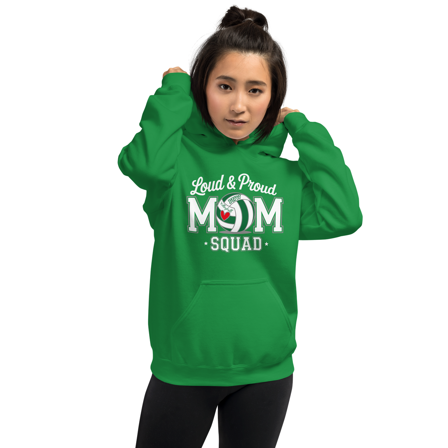 PNW Volleyball Fan Gear - Volleyball MOM Squad - Tee/Sweatshirt/Hoodie
