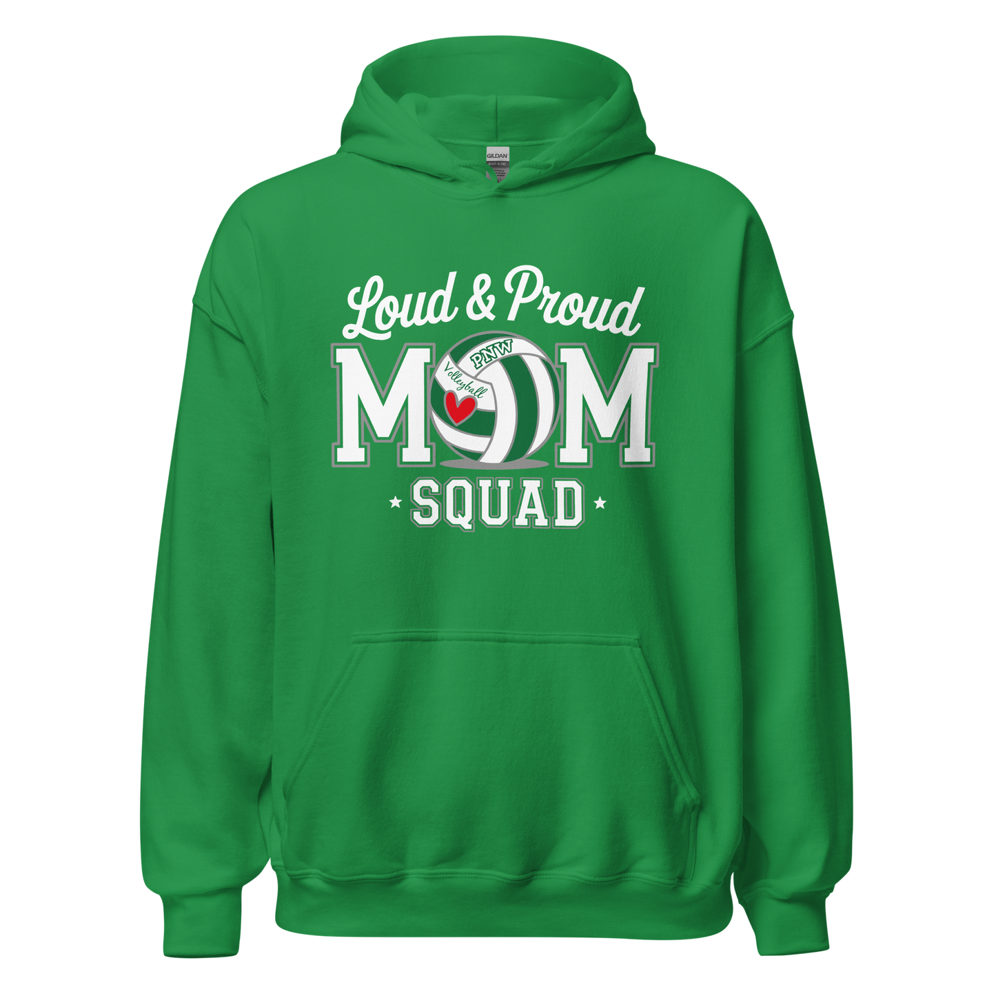 PNW Volleyball Fan Gear - Volleyball MOM Squad - Tee/Sweatshirt/Hoodie