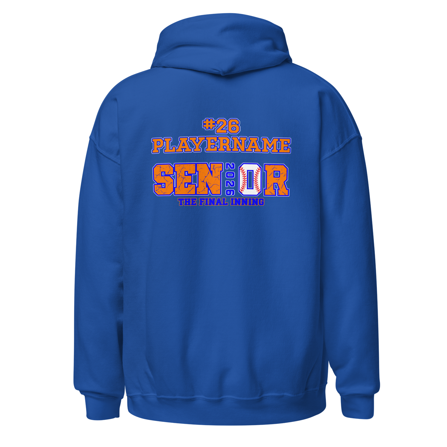 SENIOR - FINAL INNING - BASEBALL Hoodie - RIDGEFIELD