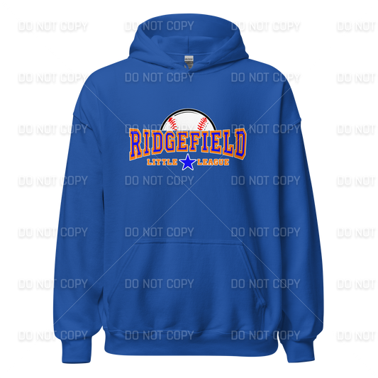 Ridgefield Little League Classic Baseball Fan Gear - Hoodie