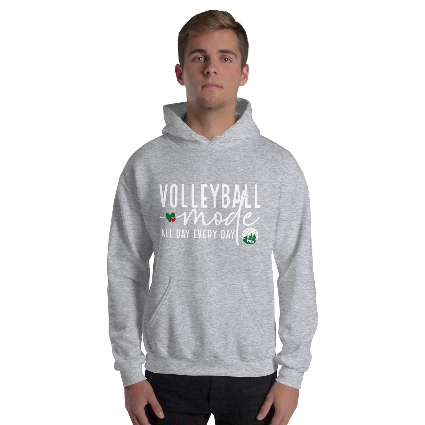 PNW Volleyball Fan Gear - Volleyball Mode - Tee/Sweatshirt/Hoodie
