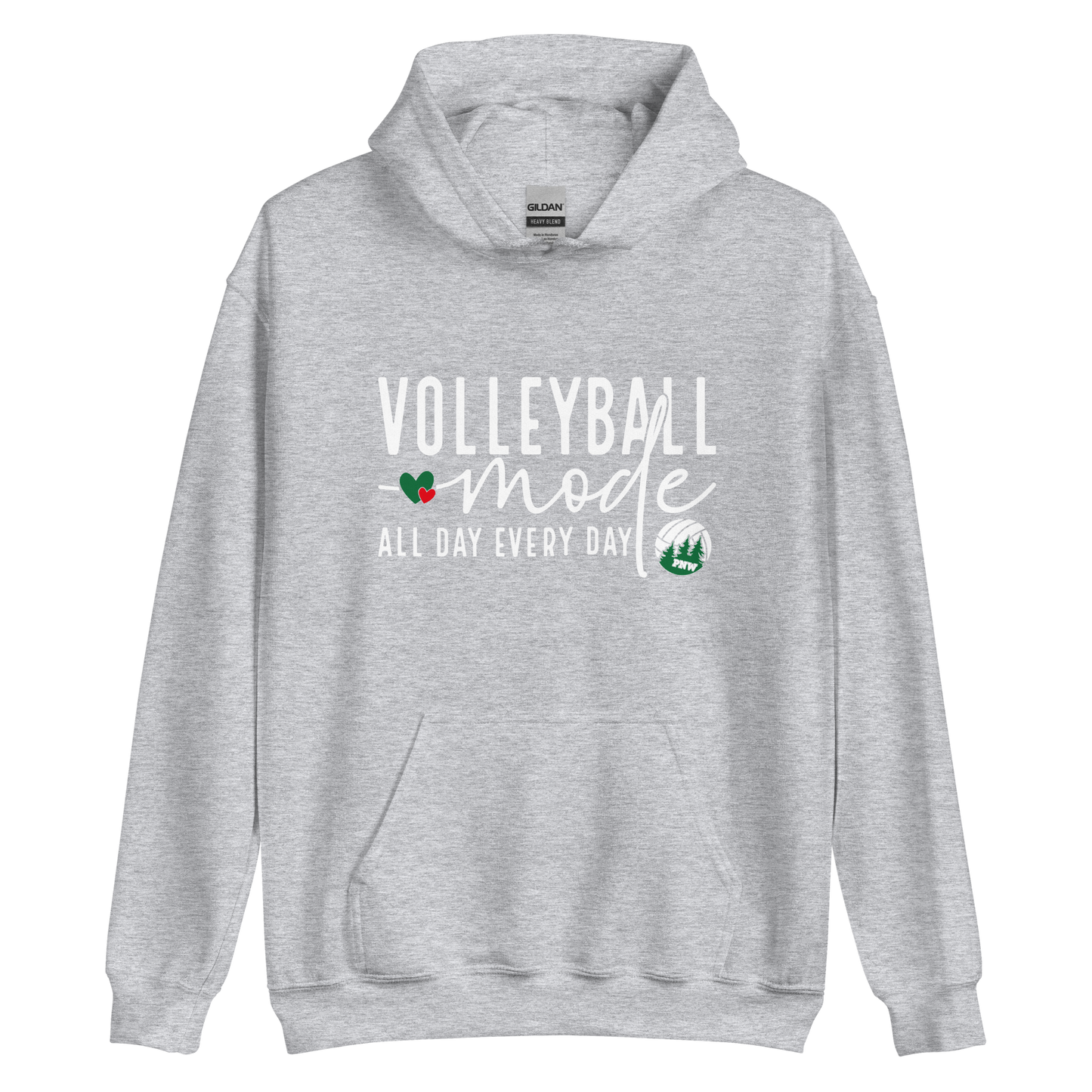 PNW Volleyball Fan Gear - Volleyball Mode - Tee/Sweatshirt/Hoodie