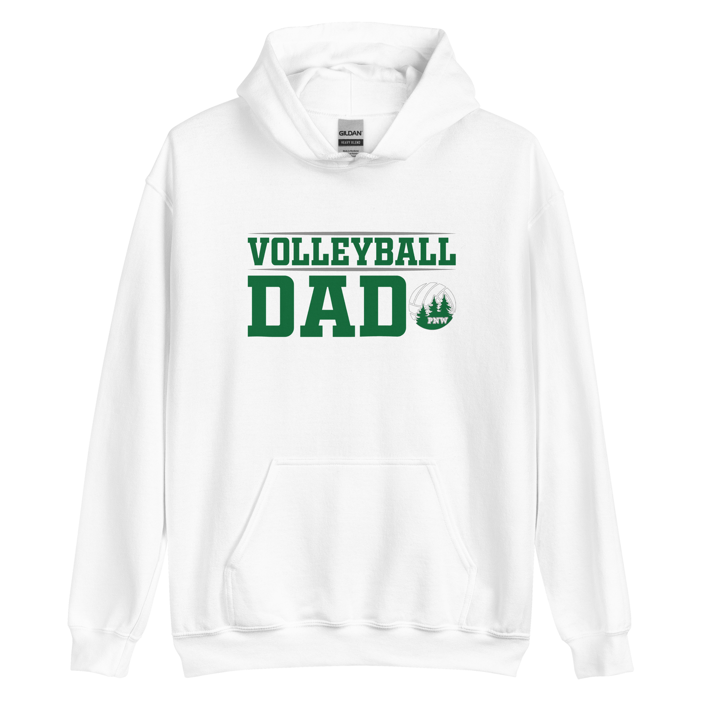 PNW Volleyball Fan Gear - Volleyball DAD Design 2 - Tee/Sweatshirt/Hoodie
