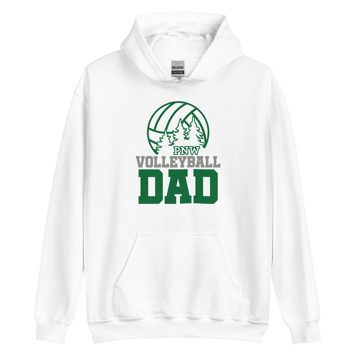 PNW Volleyball Fan Gear - Volleyball DAD Design 3 - Tee/Sweatshirt/Hoodie