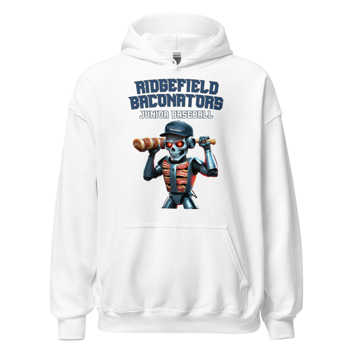 Ridgefield Junior Baseball Fan Gear 2026 - Softstyle Hoodie
