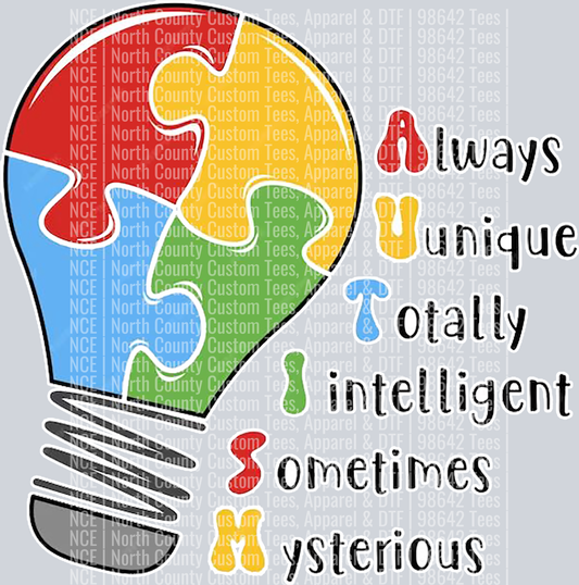 Autism Awareness Bulb