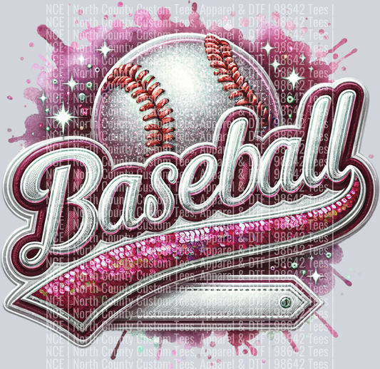 Baseball Blank 2 Maroon